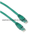 CAT6A Snagless неэкранированный сетевой патч-кабель UTP 10 Gigabit Green